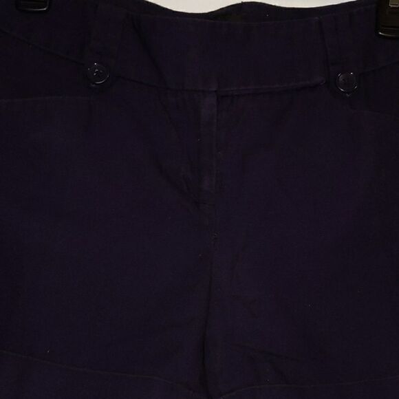 THE LIMITED LDIE SZ 4 DEEP PRPLE SHORT 100% COTTON - Picture 2 of 7